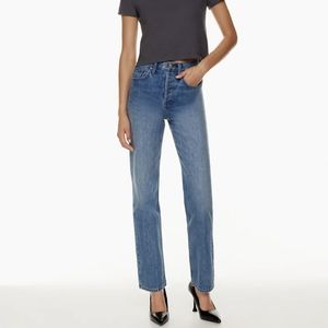 Aritzia Denim Forum The Joni high rise loose jeans